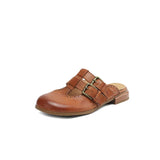 Rosalie | Women’s Mules with Buckles and Orthopedic Insoles
