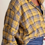 Samara | Women Shirt With Plaid Flannel Design