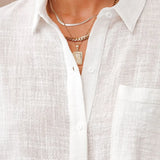 Zürich | Women Shirt With Cotton Linen Blend