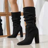 Madison | Women Boots with Pleated Shaft and Toe