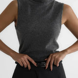 Marenton | Women Knit Top With Wool Cashmere Blend