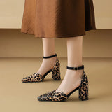 Nairobi | Women’s Heels with Zebra Print and Buckle
