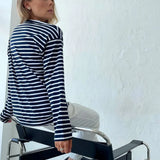 Marinière | Women Tee With Striped Pattern Design