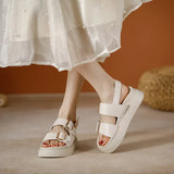 Cressida | Women's Platform Sandal with Buckles and Insoles