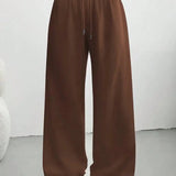 Clarissa | Women's Pants with Drawstring Waistband and Wide Legs