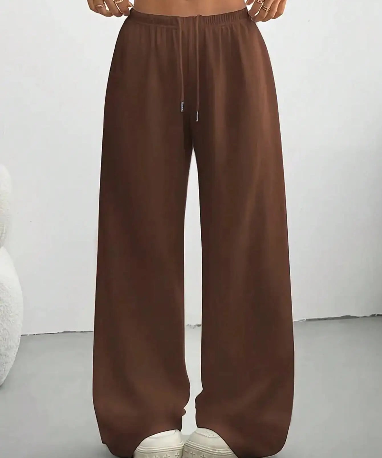 Clarissa | Women's Pants with Drawstring Waistband and Wide Legs