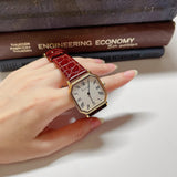 Estoria | Women Wrist Watch with Square Case and Roman Numerals