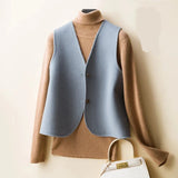 Nathaniel | Men Wool Vest with Structured Layering