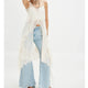 Margaret | Women Dress With Lace Tiered Design