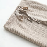 Nina | Women's Wool Knit Wide Leg Pants with High Waist