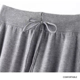 Giselle | Women's Wool Knit Pants with High Waist