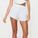 Eleanor | Women Shorts with Elastic Waist and Wide-leg