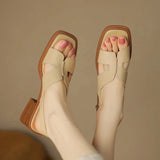 Sassari | Women's Sandals with Loop Bow and Ankle Buck