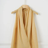 Valienne | Women Top With Linen Cross Neck