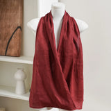 Valienne | Women Top With Linen Cross Neck