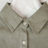 Skye | Women Shirt With Linen Cropped Fit