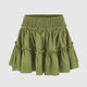 Viora | Women's Skirt with Stretch Waist and Ruffle Layers