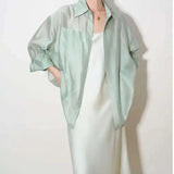Helena | Women Shirt With Lapel Collar Design