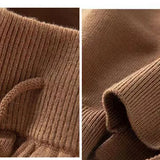 Giselle | Women's Wool Knit Pants with High Waist