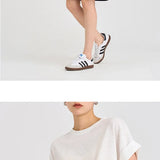 Genevieve | Women Tee With Cotton Linen Oversized Fit