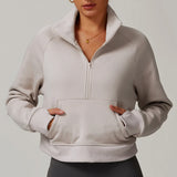 Taylor | Women's Half-Zip Fleece Hoodie for Workout and Training