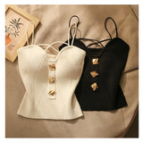 Cecilia | Women Top With Strappy Neckline Design
