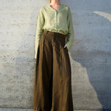 Nova | Women Shirt With Ramie Blend V Neck