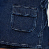 Dakota | Women's Skirt with Low Rise and Front Pockets