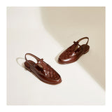 Nerissa | Women's Sandals with Slingback and Woven Detail