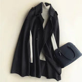 Marisol | Women's Double-Faced Wool Cape with Structured Collar