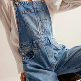 Marceline | Women's Oversized Cotton Denim Overalls with Adjustable Straps