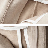 Annabelle | Women's High Waist Wide Leg Wool Blend Trousers