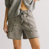 Adi | Women's Shorts with Drawstring Waist and Front Pockets