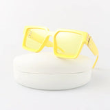 Azzurro | Vision Sunglasses with Square Frame and UV Protection