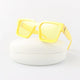 Azzurro | Vision Sunglasses with Square Frame and UV Protection