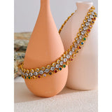Isla | Women Jewelry Set with Zirconia Stones and Gold Plating