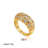 Belliza | Women Ring with Bubble Design and Gold Plating