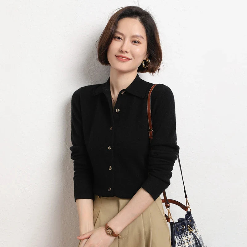 Riverdale | Women Polo Top With Knit Fabric