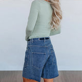 Adi | Women's Shorts with Drawstring Waist and Front Pockets