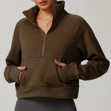 Taylor | Women's Half-Zip Fleece Hoodie for Workout and Training