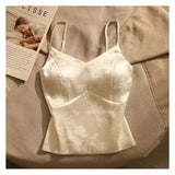 Juliette | Women Top With Satin Floral Jacquard