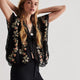 Daisy | Women Top With Chiffon Lace Trim