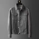 Vincent | Men Jacket with Structured Twill and Suede