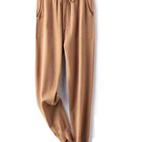 Giselle | Women's Wool Knit Pants with High Waist