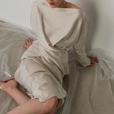 Elara | Women's Two Piece Satin Set Skirt