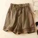 Lenora | Women's Shorts with Drawstring Waist and Lace Trim