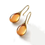 Lumière | Women's Earrings with CatEye Stones and Hooks