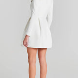 Madeleine | Women's Square Neck Mini Dress with Empire Waist and Slim Fit