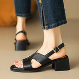Sassari | Women's Sandals with Loop Bow and Ankle Buck