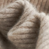 Nina | Women's Wool Knit Wide Leg Pants with High Waist